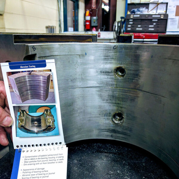 Babbitt Bearing Damage Flip Chart Field Guide